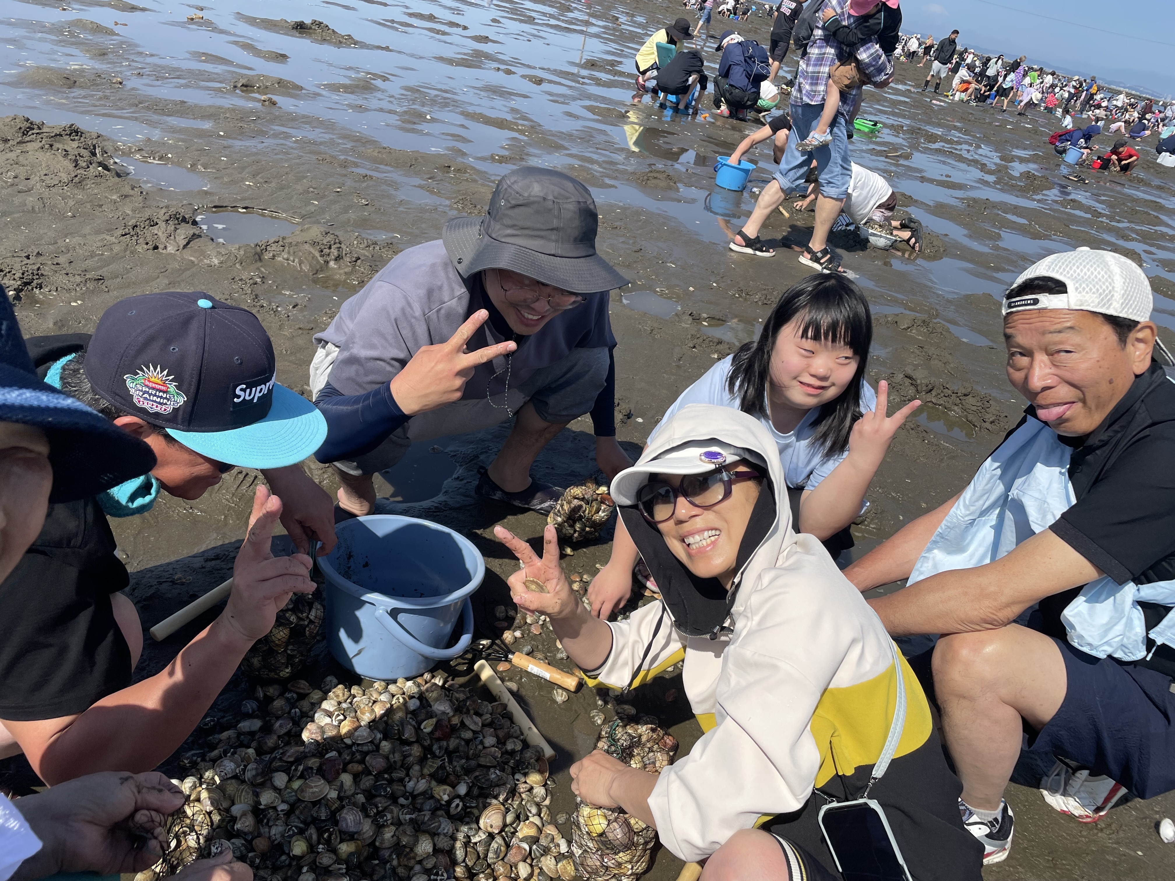潮干狩り