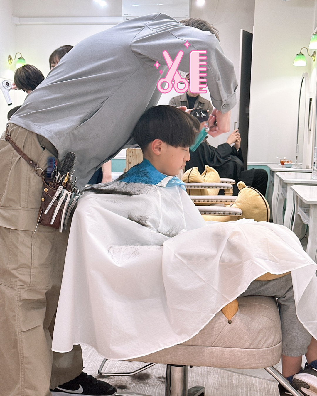 美容院デビュー